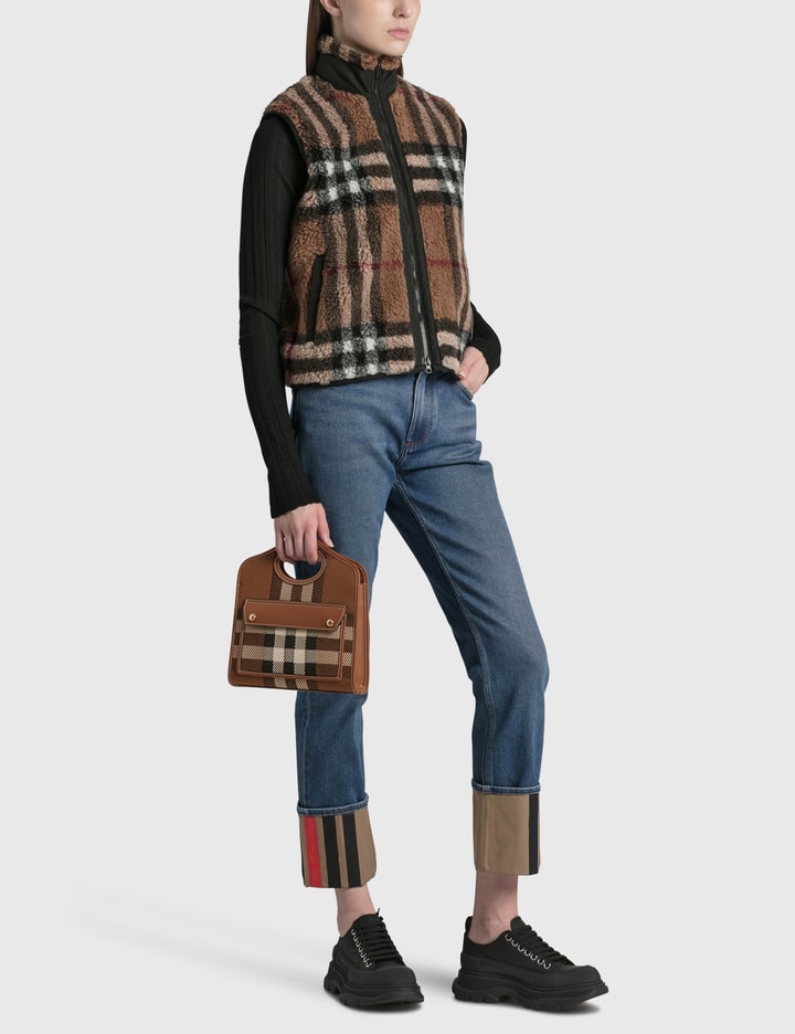 Check Fleece Jacquard Gilet Placeholder Image