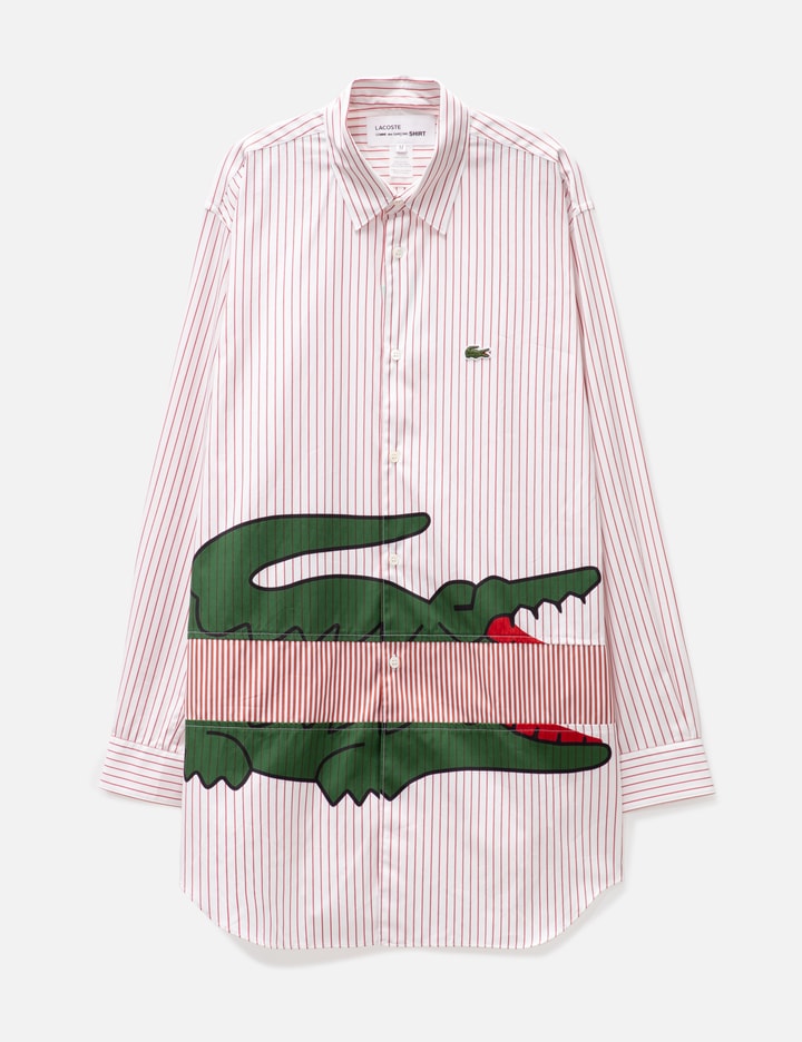 Comme Des Garcons Shirt X Lacoste Striped Shirt Placeholder Image
