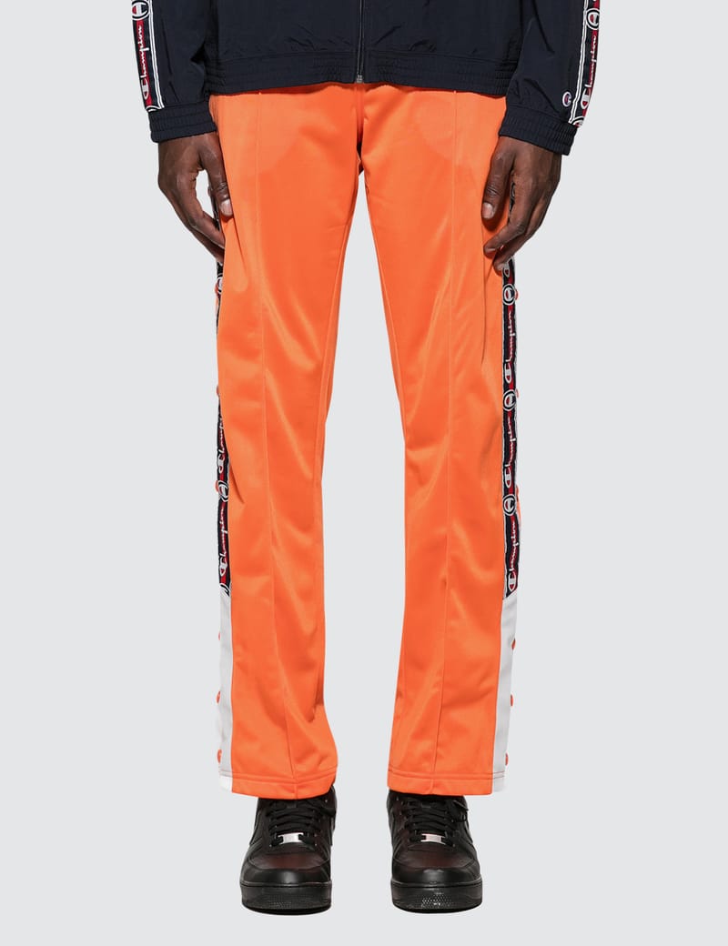 champion button pants