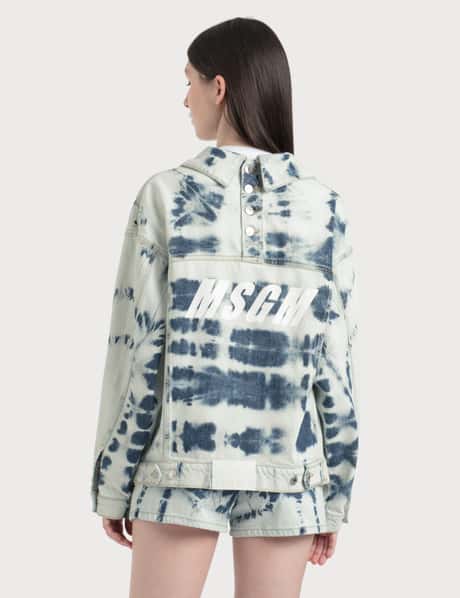 MSGM Tie Dye Denim Jacket