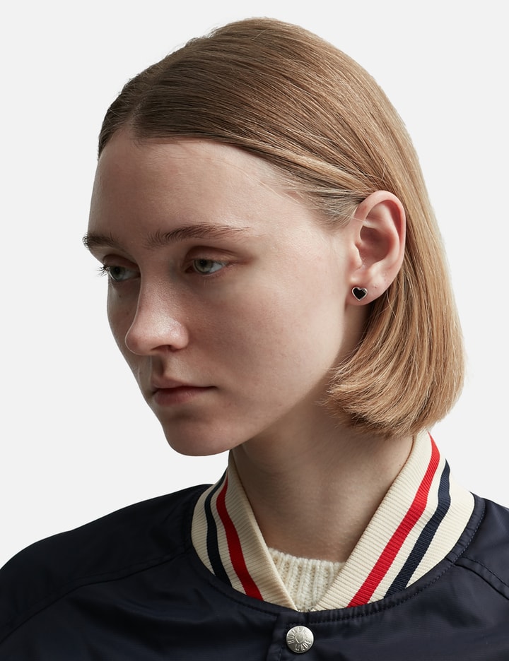 Human Made - Heart Silver Earrings | HBX - Globally Curated 