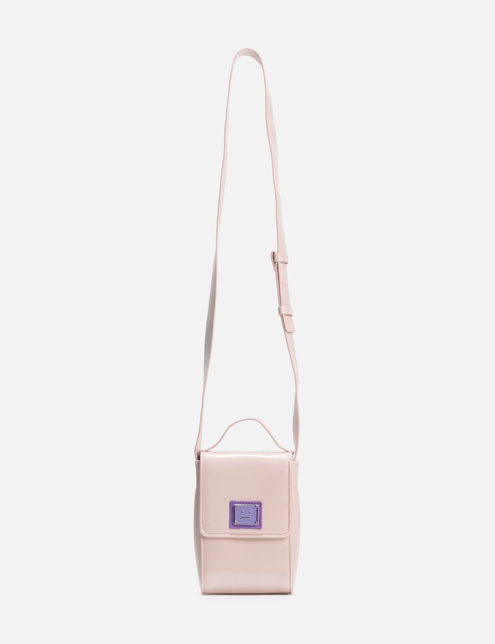 아크네 스튜디오 Akki Patent Plaque Face Bag