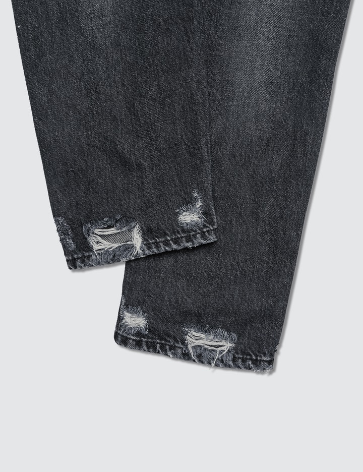 Light Wash Skull Biker Jeans Placeholder Image