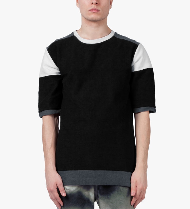 White/Black/Grey Core Baseball Sweater Placeholder Image