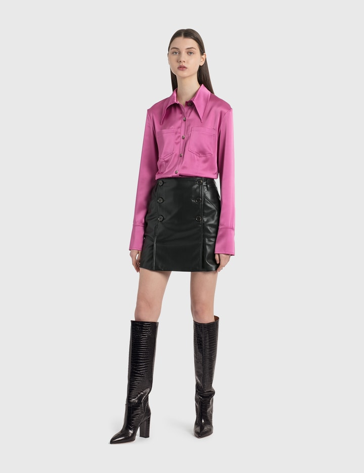 Bebe Vegan Leather Mini Skirt Placeholder Image