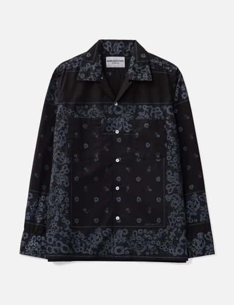 NÒMARHYTHM TEXTILE Overdyed Bandana Print Shirt