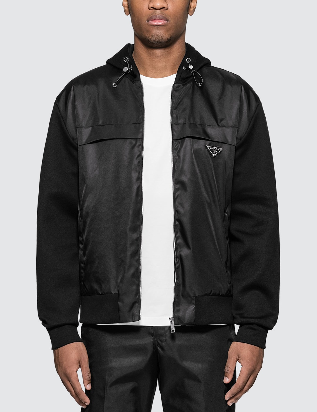 Prada - Nylon Knit Jacket | HBX - Globally Curated Fashion and Lifestyle by  Hypebeast