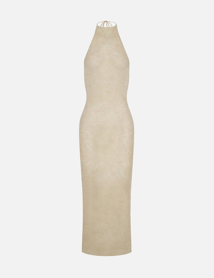 Yuna Knit Halter Dress Placeholder Image