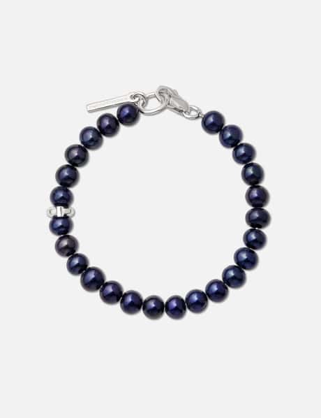 MIDNIGHT FACTORY Chuck Nut With Freshwater Pearls Bracelet