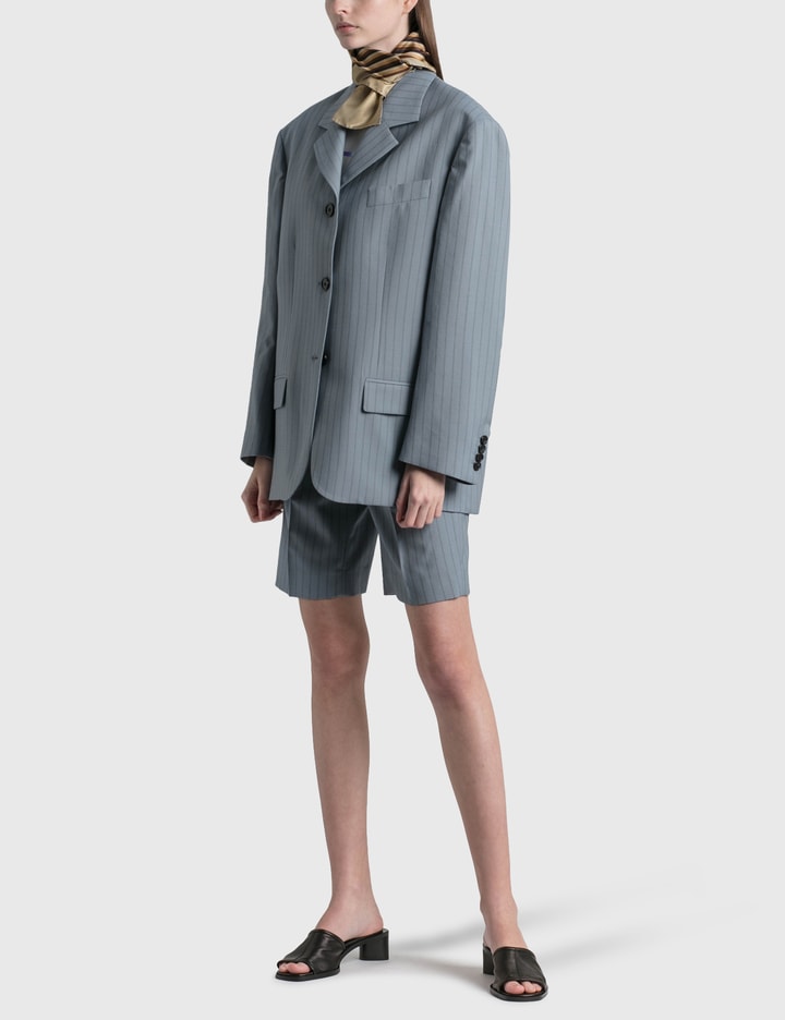 Ruthie Pinstripe Suit Shorts Placeholder Image