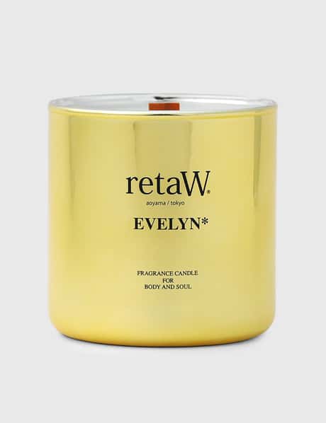 retaW EVELYN* Metallic Gold Fragrance Candle