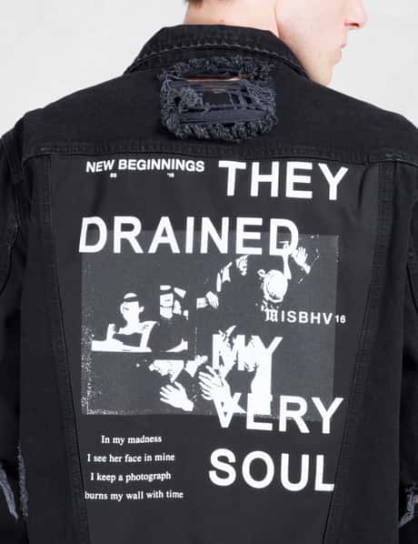 Misbhv - Regular Damaged Denim Jacket | HBX - Globally Curated 