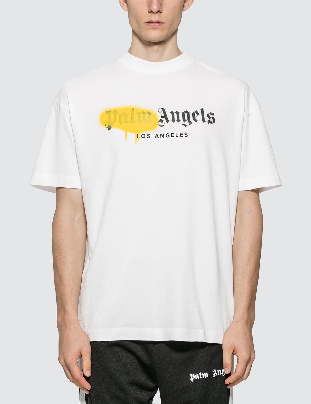 Palm Angels - Los Angeles Sprayed T-shirt  HBX - Globally Curated Fashion  and Lifestyle by Hypebeast