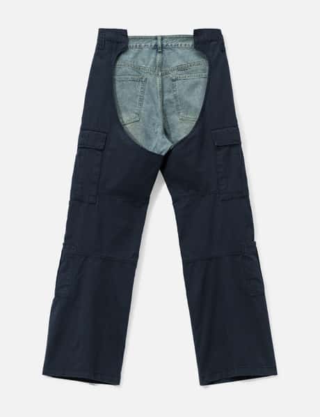 Biker Cargo Denim Pants view 8