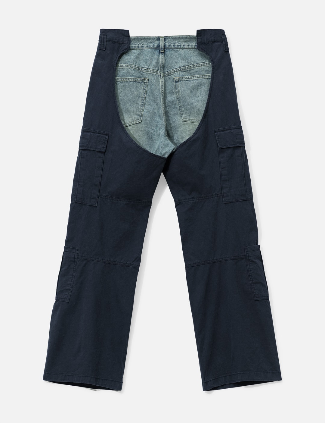 Biker Cargo Denim Pants view 9