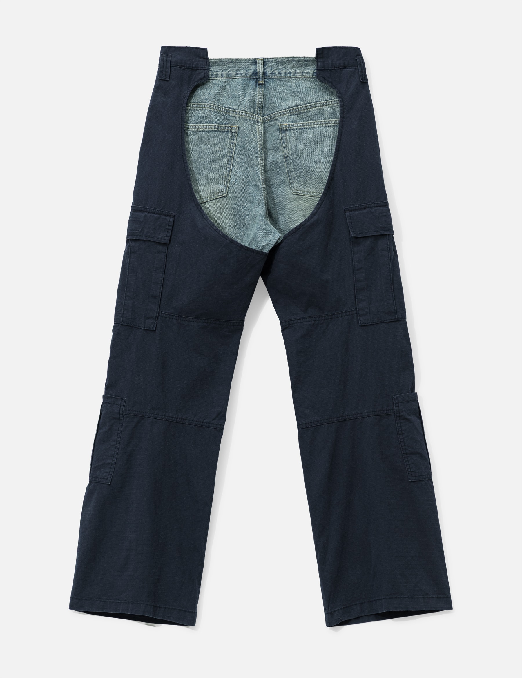 Biker Cargo Denim Pants view 17