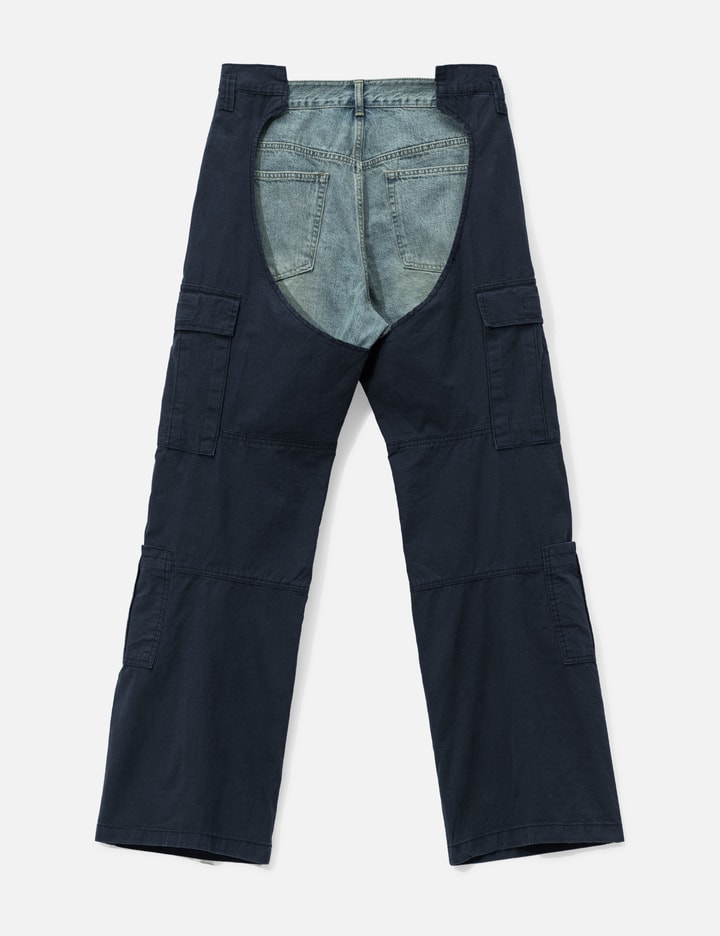 Protocol-Index Biker Cargo Denim Pants