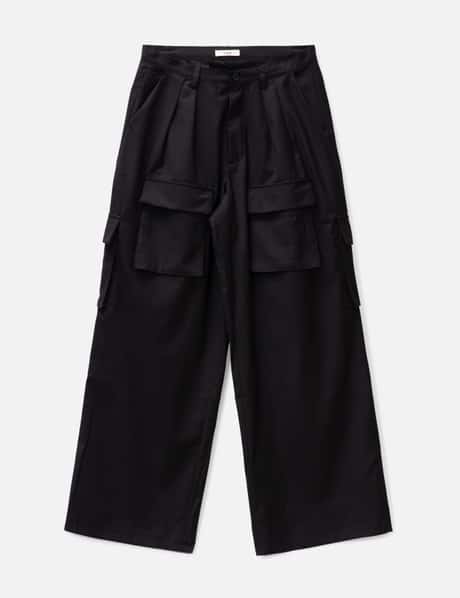 O. Files Classic Wool Cargo Trousers