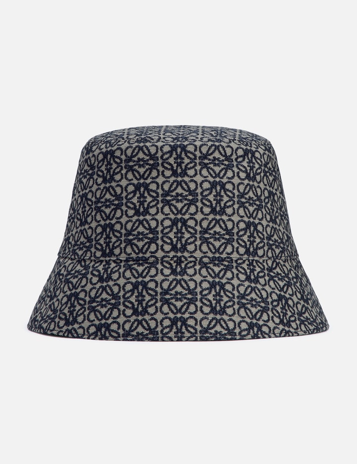 Loewe Reversible Anagram Bucket Hat In Black