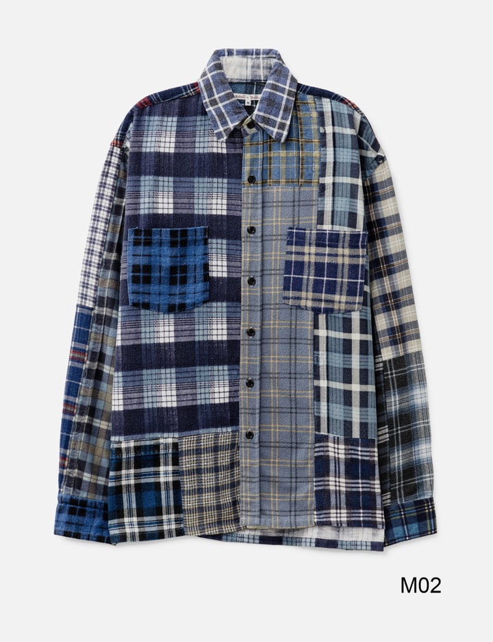 Straight Hem Flannel Shirt Placeholder Image