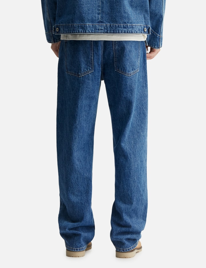 Bandana Embroidery Denim Pants view 4