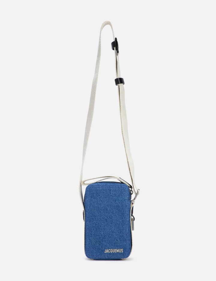 Shop Jacquemus Le Cuerda Vertical Crossbody Bag In Blue