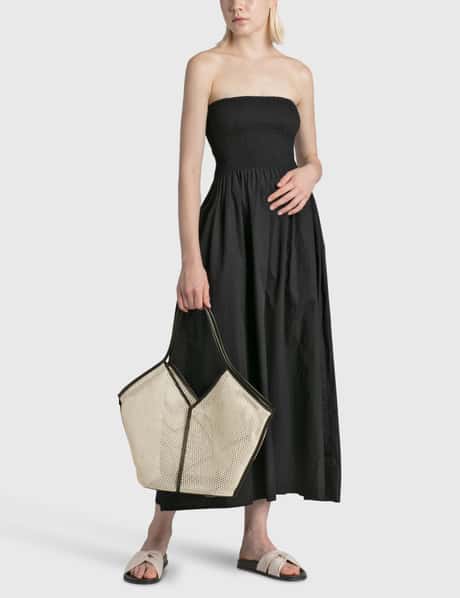 madella midi dress Faithfull the Brand Madella Midi Dress Matrie Stripe FF2047-MST