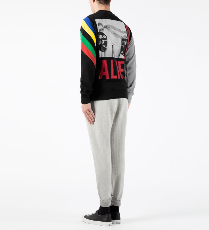 ALIFE Black Champion Crewneck Sweater