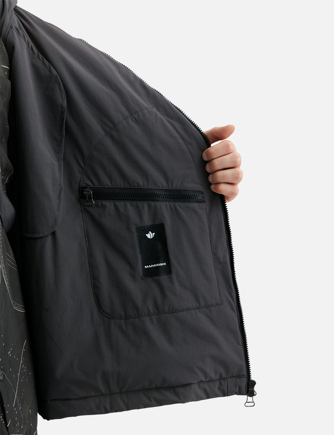 Oversized ASYM Padded Hoodie view 20