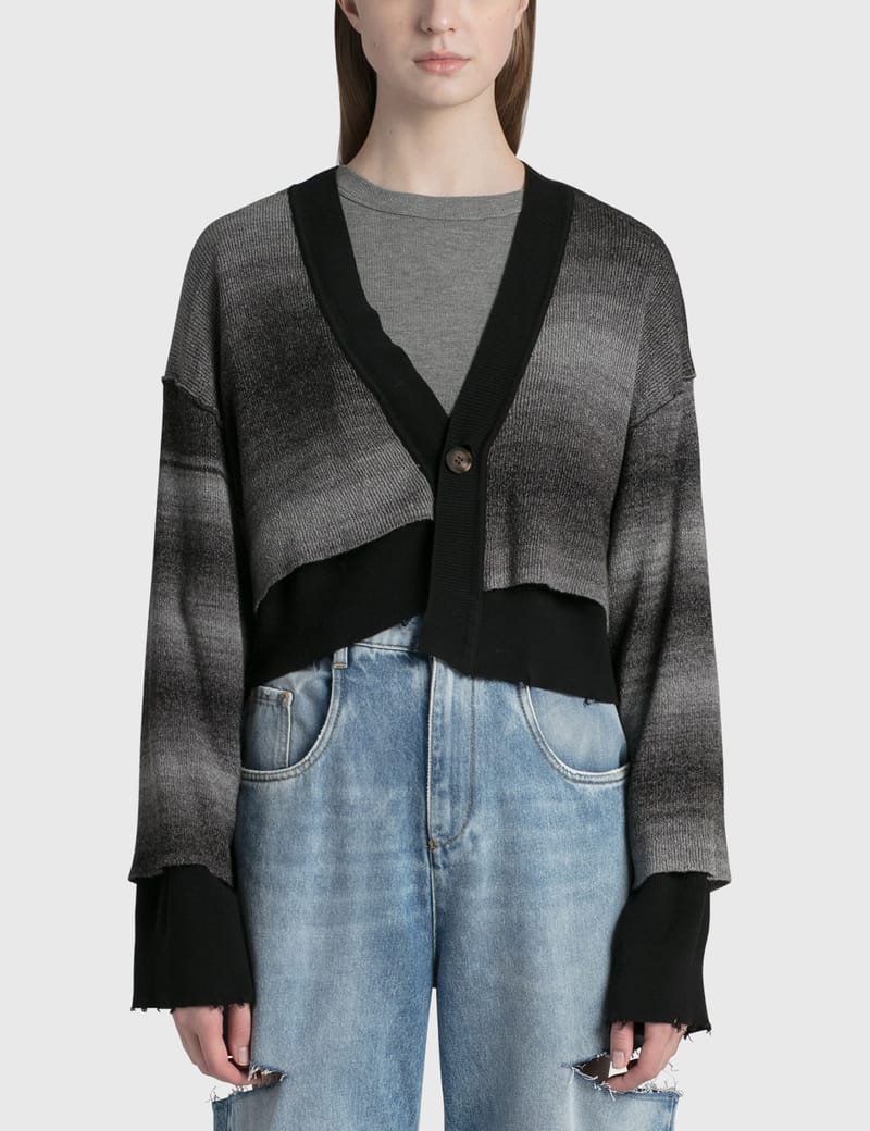 perverze Reversible Loose Knit カーディガン トップス 