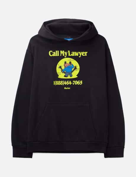 Market Market x Smiley Call My Lawyer Bear Hoodie