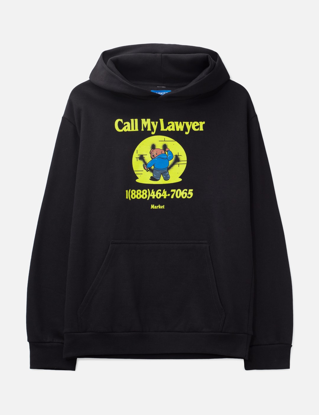 Market X Smiley Call My Lawyer Bear Hoodie