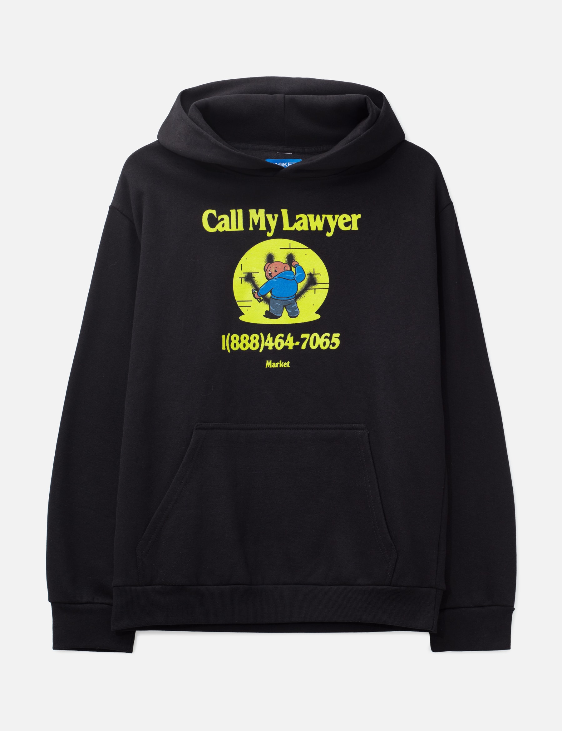 X Smiley Call My Lawyer Bear Hoodie view 16