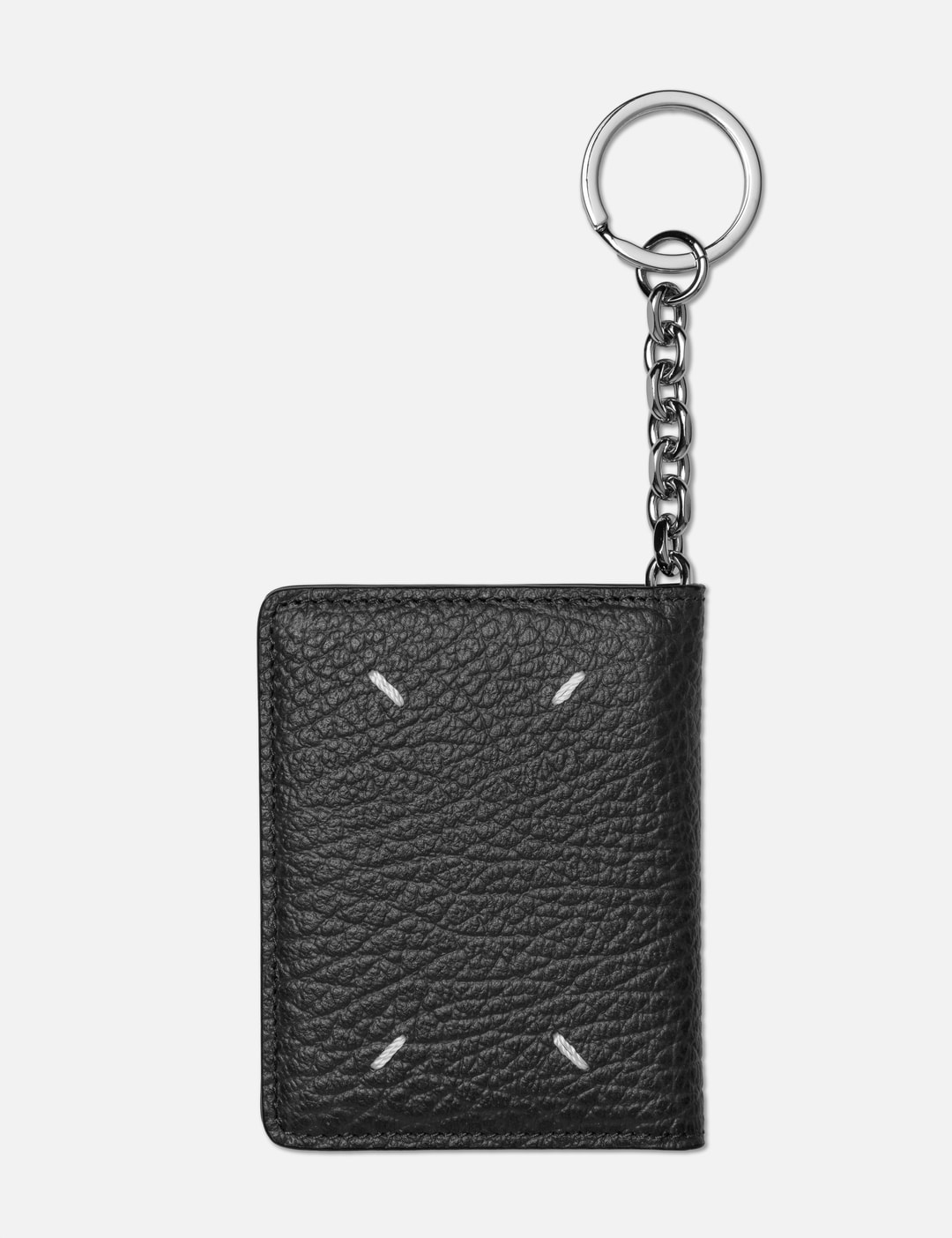 Maison Margiela - Four Stitches Keyring Cardholder | HBX Maison Margiela - Four Stitches Keyring Cardholder | HBX