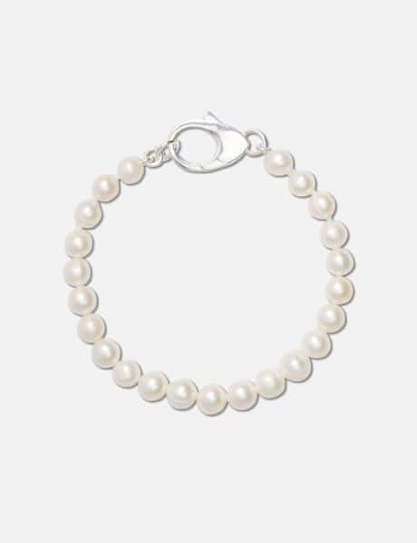 HATTON LABS Classic White Freshwater Pearl Bracelet