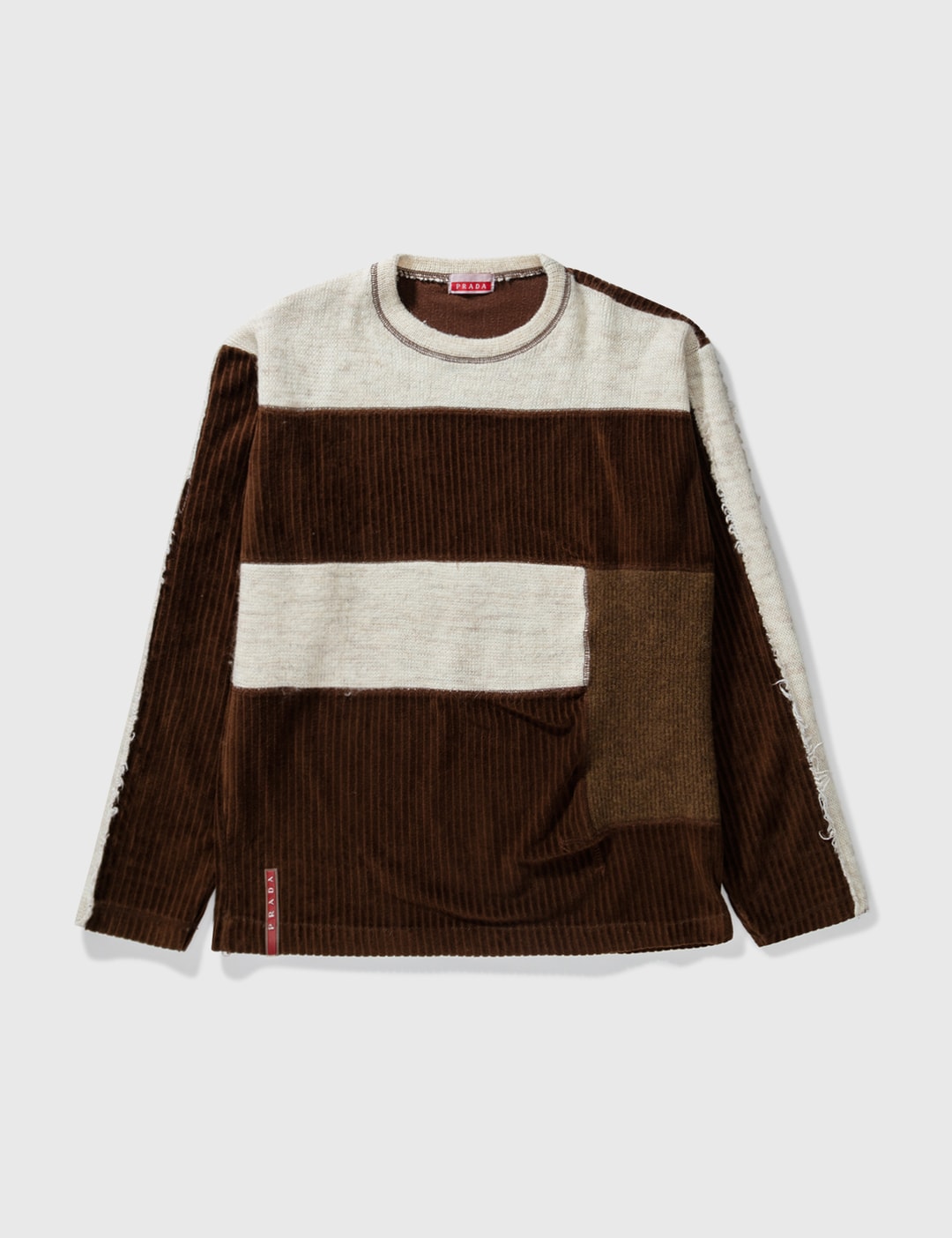 Prada - Prada Corduroy Patch Knitwear | HBX - Globally Curated Fashion and  Lifestyle by Hypebeast