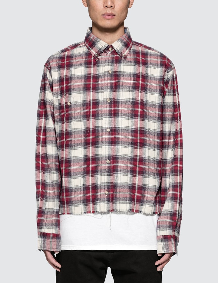 Fake Cropped Flannel Shirt Placeholder Image