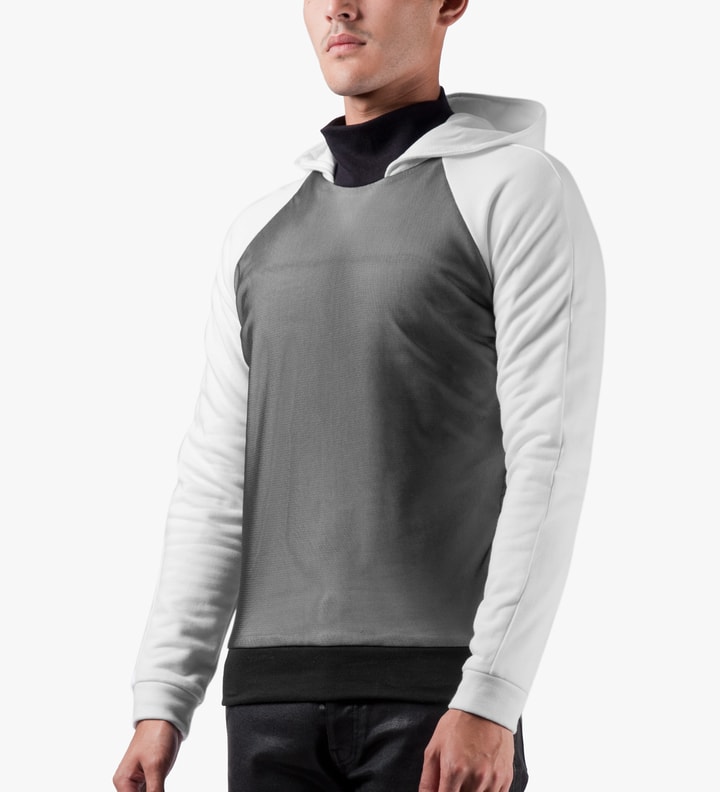 Black/White Turtle Neck Hooded Sweater Placeholder Image