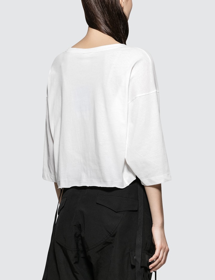 Cropped 3/4 Sleeves T-shirt Placeholder Image