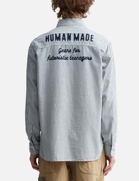 Human Made - ストライプ ワークシャツ | HBX - ハイプビースト 