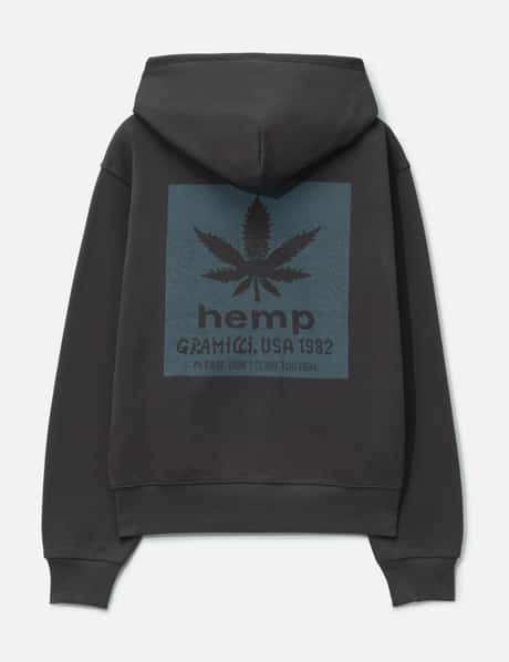 Hemp Zip Hooded Sweatshirt view 8