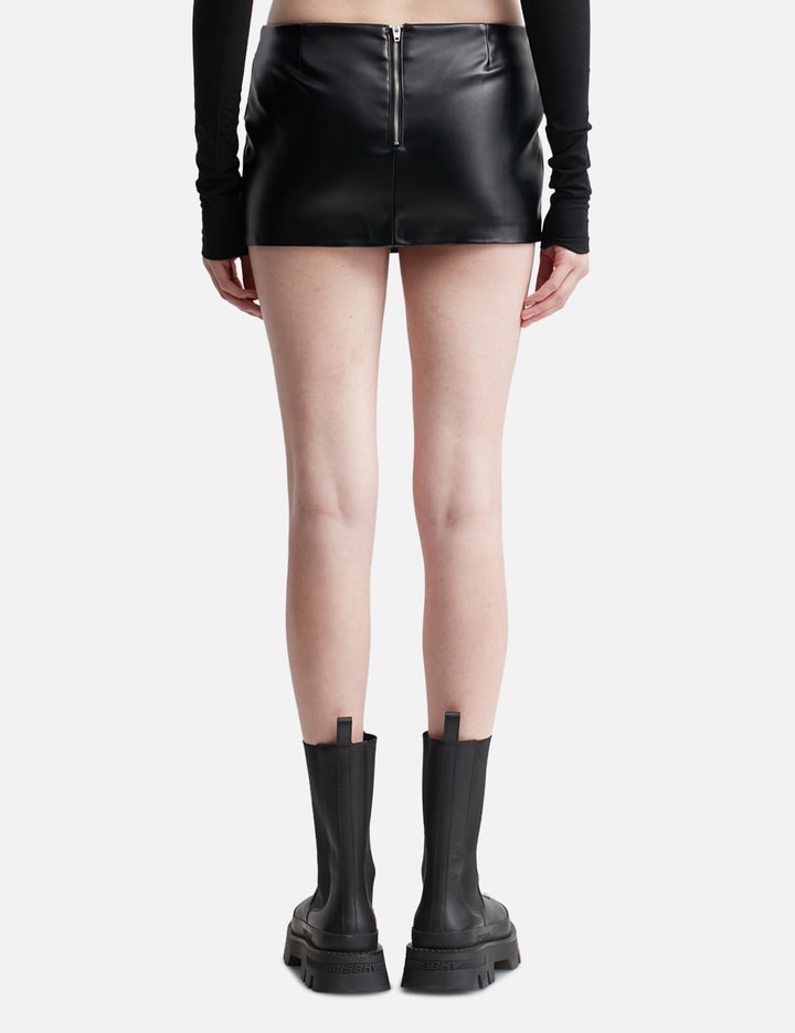 Faux Leather Embossed Mini Skirt Placeholder Image