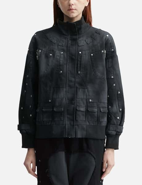 FINE CHAOS Ammunition Bomber Jacket
