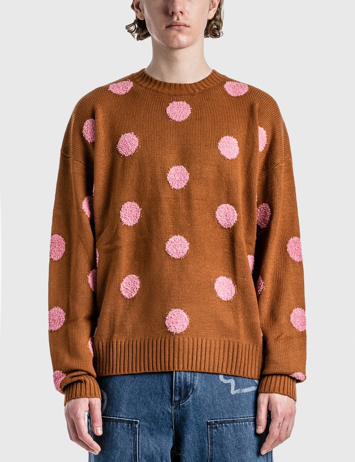 POLKA PILE CREWNECK SWEATER Placeholder Image