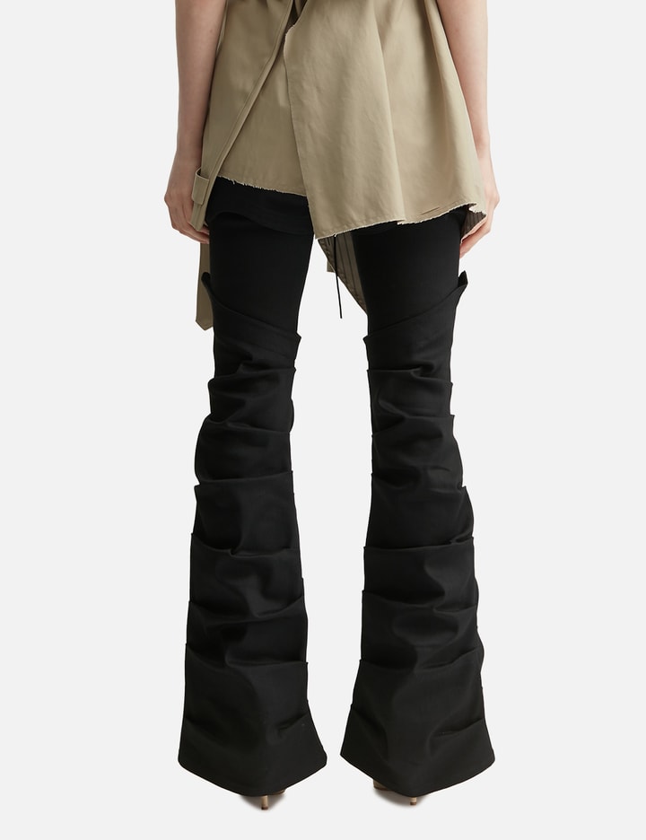 GRACE ELWOOD Lace Up Side Tuck Pants
