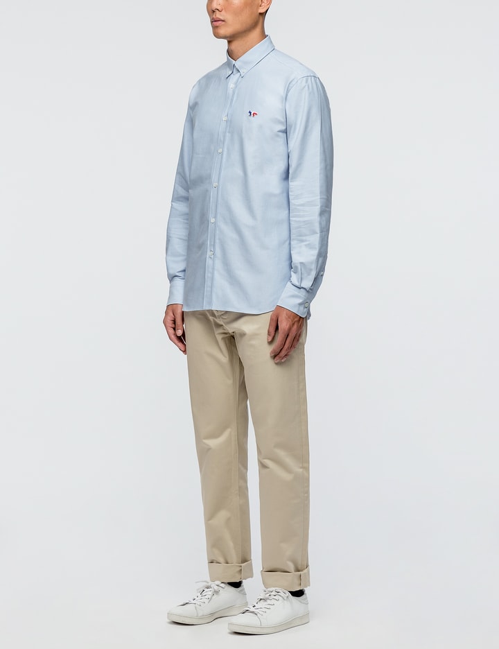 Tricolor Fox Patch Classic Button Down L/S Oxford Shirt Placeholder Image