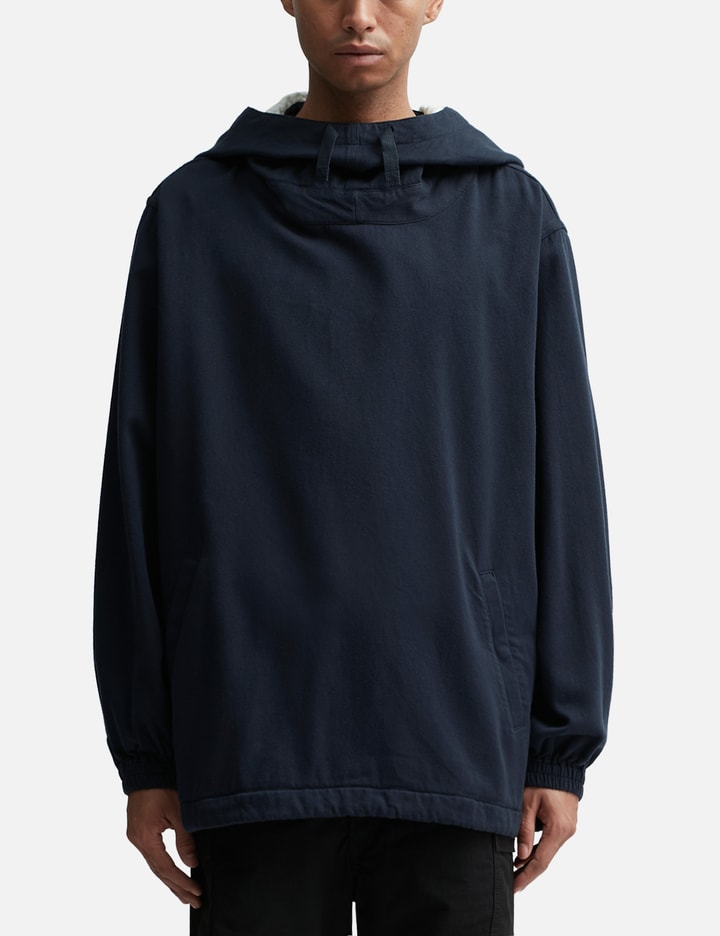Cotton Wool Twill Hooded Pullover Parka Placeholder Image