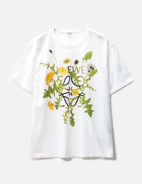 Loewe Anagram Flowers T-shirt