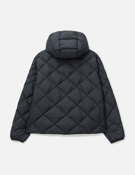 Merak Geometric-Quilted Hooded Short Down Jacket view 8