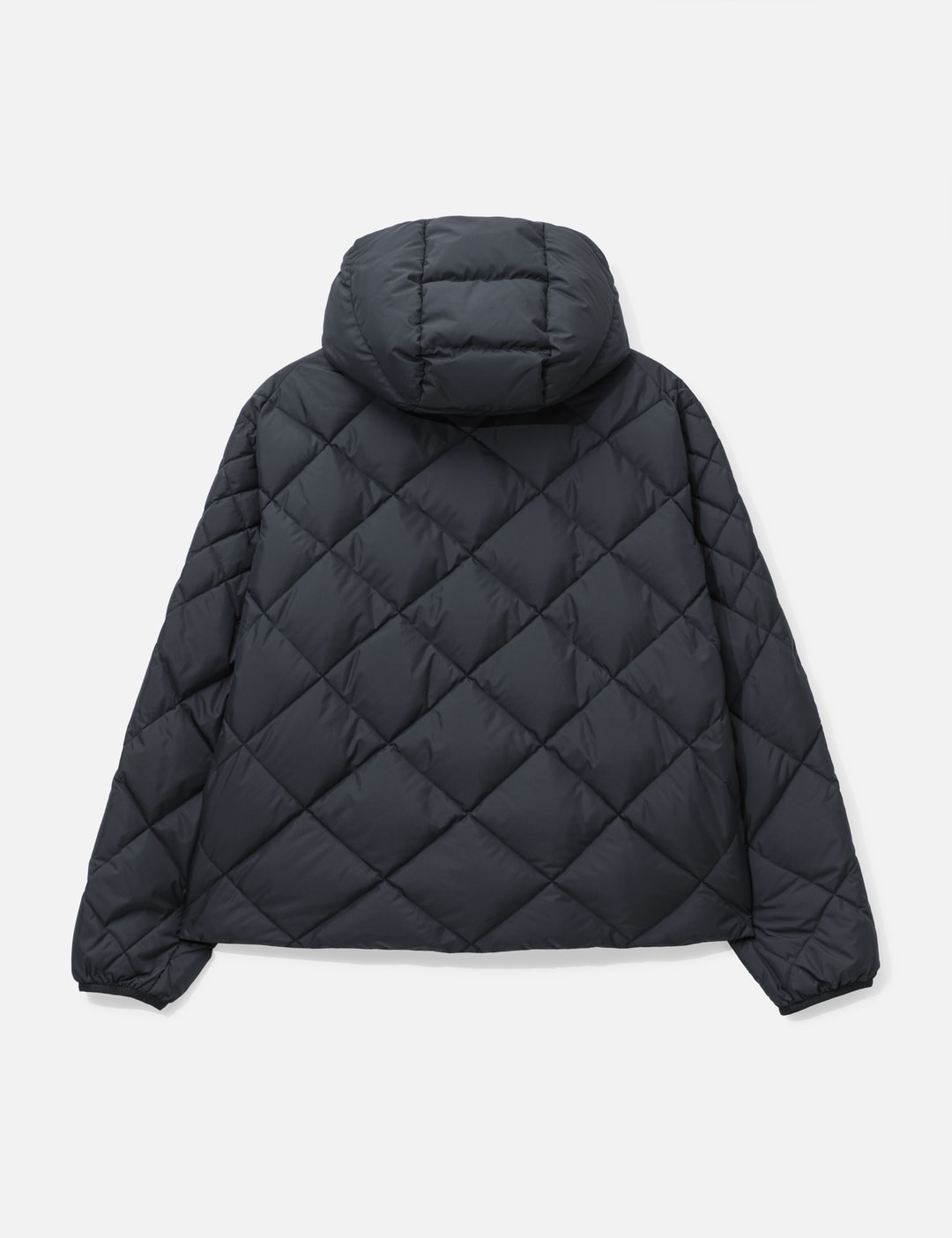 Merak Geometric-Quilted Hooded Short Down Jacket view 9